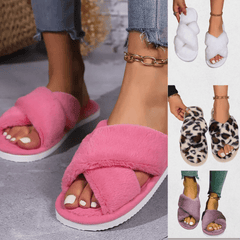 FurEase Cross Slippers