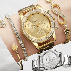 GlamAura 4-in-1 Watch Set