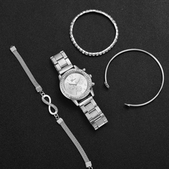 GlamAura 4-in-1 Watch Set