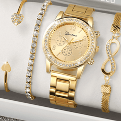 GlamAura 4-in-1 Watch Set