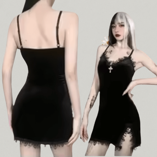 Midnight Temptation Mini Dress
